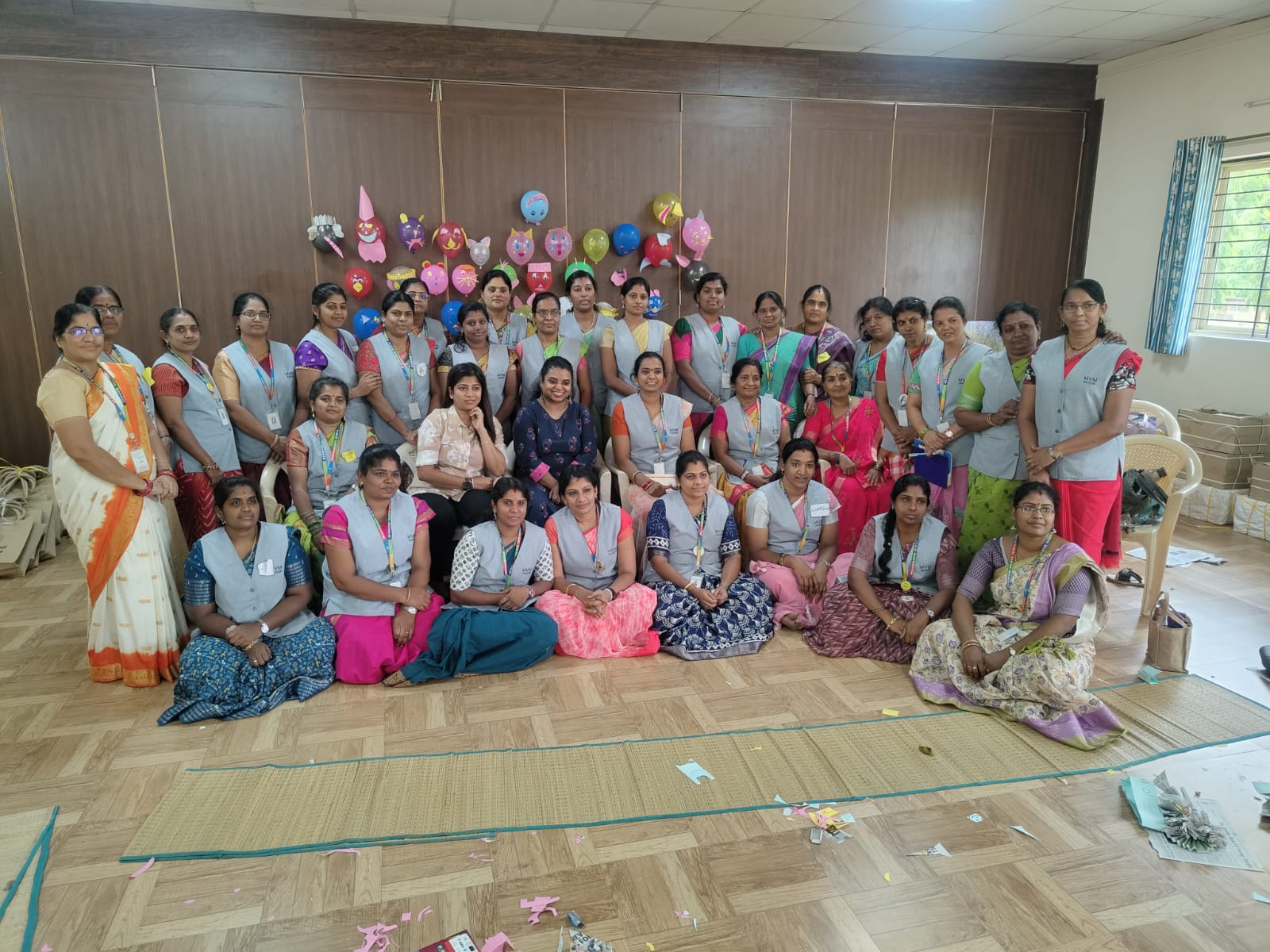 Teachers participating in a Ved Educational Services training program
